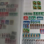 Briefmarken Posten mit Deutsches Reich, BRD und ein altes Schaubek-Vordruckalbum