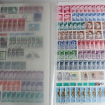 Briefmarken Posten mit Deutsches Reich, BRD und ein altes Schaubek-Vordruckalbum