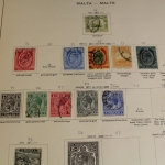 Briefmarken Posten mit Deutsches Reich, BRD und ein altes Schaubek-Vordruckalbum