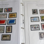 Briefmarken Posten mit Deutsches Reich, BRD und ein altes Schaubek-Vordruckalbum