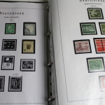 Briefmarken Posten mit Deutsches Reich, BRD und ein altes Schaubek-Vordruckalbum