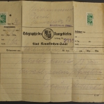 Saargebiet Telegraphie des Saargebietes, Amt Neunkirchen, 1933