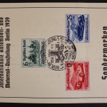 Deutsches Reich, MiNr. 686-688, Sonderblatt der Dresdner Bank, ESST