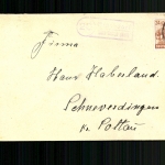 Brochdorf über Soltau, Landpoststempel, Bedarfsbeleg
