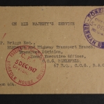 Britische Armee 1947, int. Beleg aus dem Jahr 1947 nach Bielefeld