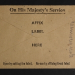 Britische Armee 1947, int. Beleg aus dem Jahr 1947 nach Bielefeld