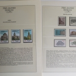 750 Jahre Berlin, Motivsammlung mit Briefmarken, Numisbriefen etc.