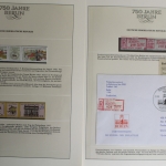 750 Jahre Berlin, Motivsammlung mit Briefmarken, Numisbriefen etc.