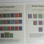 Deutsche Postgeschichte, Partie aus einem Sieger Abo
