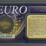 Finnland, 2 Euro Fussball, 2016, Stempelglanz / Bu