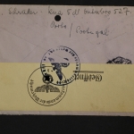 Portugal, Luftpostbrief nach Berlin, Zensurvermerke, 1941