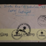 Portugal, Luftpostbrief nach Berlin, Zensurvermerke, 1941