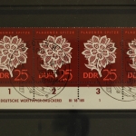 DDR, MiNr. 1187, Viererstreifen, Ecke li. unten, DV 1, gestempelt