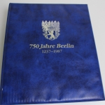 Motivsammlung 750 Jahre Berlin in 2 blauen Alben