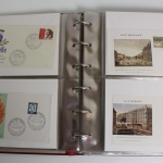 Briefmarken-Album mit Belegen, Blockausgaben, FDC usw.