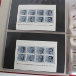 Briefmarken-Album mit Belegen, Blockausgaben, FDC usw.