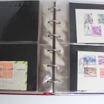 Briefmarken-Album mit Belegen, Blockausgaben, FDC usw.