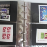 Briefmarken-Album mit Belegen, Blockausgaben, FDC usw.