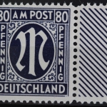 Bizone, MiNr. 34 b Cz Plattenfehler VI, postfrisch, BPP Fotoattest