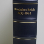 Borek, blauer Ringbinder (6 Ringe), Aufdruck: Deut. Reich 1933-1945