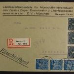 München, Monopoltrinkbrantwein, EBF nach Bamberg