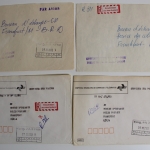 Einschreiben aus dem Ausland nach Deutschland gelaufen, über 50 Stück