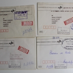 Einschreiben aus dem Ausland nach Deutschland gelaufen, über 50 Stück