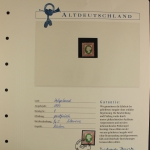 Helgoland, MiNr. 8, Borek Vordruckblatt, postfrisch