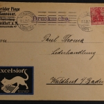 Frankfurt/Hannover, Excelsior "Der vorzügliche Gummiabsatz", Gebrüder Fiege