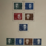 Deutschland (BRD) 1951-1959, gestempelte Sammlung