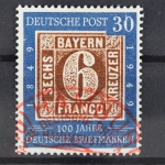 Deutschland (BRD), MiNr. 115 PLF I, gestempelt