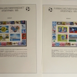 Fussballweltmeisterschaft Argentinien 1978, im Lindner Vordruck