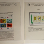 Fussballweltmeisterschaft Argentinien 1978, im Lindner Vordruck