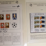 Fussballweltmeisterschaft Argentinien 1978, im Lindner Vordruck