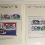 Fussballweltmeisterschaft Argentinien 1978, im Lindner Vordruck