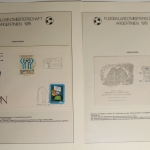 Fussballweltmeisterschaft Argentinien 1978, im Lindner Vordruck