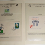 Fussballweltmeisterschaft Argentinien 1978, im Lindner Vordruck