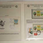 Fussballweltmeisterschaft Argentinien 1978, im Lindner Vordruck