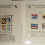 Fussballweltmeisterschaft Argentinien 1978, im Lindner Vordruck