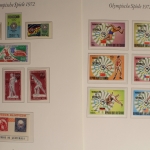 Olympische Spiele 1972 in München, postfrische Slg. im Borek Vordruck