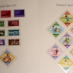 Olympische Spiele 1972 in München, postfrische Slg. im Borek Vordruck