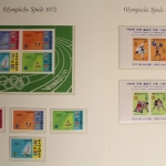 Olympische Spiele 1972 in München, postfrische Slg. im Borek Vordruck