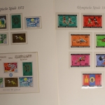 Olympische Spiele 1972 in München, postfrische Slg. im Borek Vordruck