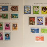 Olympische Spiele 1972 in München, postfrische Slg. im Borek Vordruck