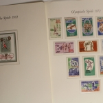 Olympische Spiele 1972 in München, postfrische Slg. im Borek Vordruck