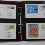 Deutschland (BRD) Ersttagsbriefe Sammlung in 6 Leuchtturm Ringbindern