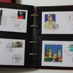 Deutschland (BRD) Ersttagsbriefe Sammlung in 6 Leuchtturm Ringbindern