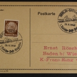 Berlin, SST 1. Reichs-Post-Regatta, 1940