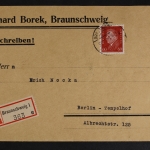 Deutsches Reich, MiNr. 421, EBF ab Braunschweig nach Berlin