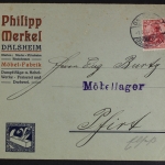 Dalsheim, Philipp Merkel, Möbel-Fabrik, 1910
